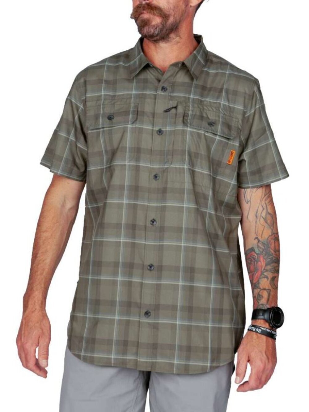Off The Grid Surplus Squirrely Dan S/S Shirt - Rye Green